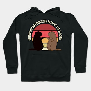 Groundhog Meteorology Funny Groundhog Day Gift Hoodie